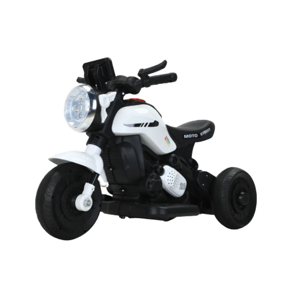 Mini Moto Elétrica Infantil Triciclo 6V A Bateria Passeio Street