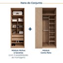 Ver imagem 3 de Conjunto Planejado Joy 2 Peças Canto, Nicho com 2 Gavetas CabeCasa MadeiraOriginals