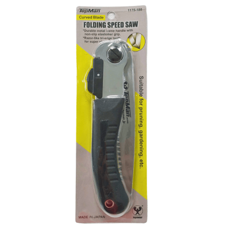 Serrote Topman Dobrável 3 Ângulos de Corte 180mm Curvo Dente Trapezoidal