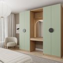 Ver imagem 2 de Conjunto Modulado 3 Peças 2 Gavetas, Penteadeira e Cabideiro Joy CabeCasa MadeiraOriginals