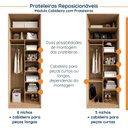 Ver mais imagens de Conjunto Planejado de Canto 4 Peças Nicho, Penteadeira e Cabideiro Joy CabeCasa MadeiraOriginals