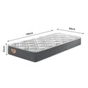 Ver imagem 4 de Bicama Box Solteiro 88x188 Courino com Dois Colchões Adapto Molas Ensacadas Ecoflex B&G