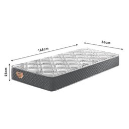 Bicama Box Solteiro 88x188 Courino com Dois Colchões Adapto Molas Ensacadas Ecoflex - 8