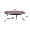 Ver imagem 3 de Mesa de Centro Creta Madeira Maciça Sala de Estar Design Industrial