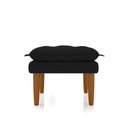 Ver imagem 7 de Poltrona para Escritório com Banqueta de Apoio Suede Preta Newbelle Decor Oferta Poltrona Confortáve
