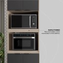 Ver mais imagens de Paneleiro Firenze Duplo Forno - 4 Portas Bege/Avena Touch/Grafito