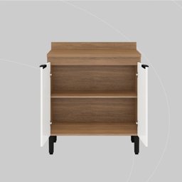 Balcão para Cozinha 80cm 2 Portas Firenze - 6