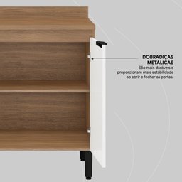 Balcão para Cozinha 80cm 2 Portas Firenze - 9