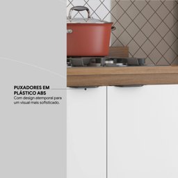 Balcão para Cozinha 80cm 2 Portas Firenze - 11