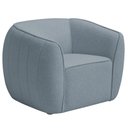 Ver imagem 1 de Poltrona Decorativa Premium Provença Bouclé Azul Claro - Nexta Casa