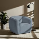 Ver imagem 2 de Poltrona Decorativa Premium Provença Bouclé Azul Claro - Nexta Casa