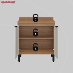 Balcão para Cozinha 80cm 2 Portas Firenze - 6