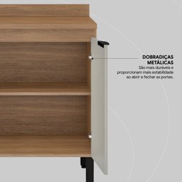 Balcão para Cozinha 80cm 2 Portas Firenze - 9