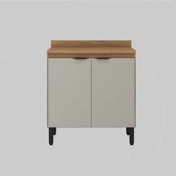 Balcão para Cozinha 80cm 2 Portas Firenze - 2