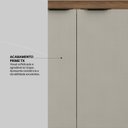 Ver mais imagens de Balcão para Cozinha 80cm 2 Portas Firenze Marrom/Amêndola Touch/Nude Prime Tx