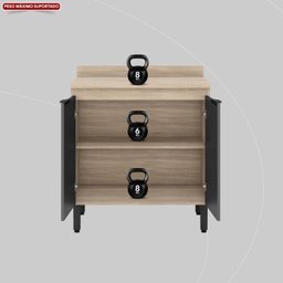 Balcão para Cozinha 80cm 2 Portas Firenze - 7
