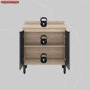 Ver imagem 7 de Balcão para Cozinha 80cm 2 Portas Firenze Bege/Avena Touch/Grafito