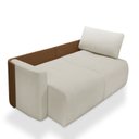 Ver imagem 4 de Sofá Cama Nature 2,60 m Retrátil e Reclinável com Couro Sintético