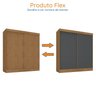 Guarda-roupa Casal Flex 2 Portas 3 Gavetas Pantanal - 12