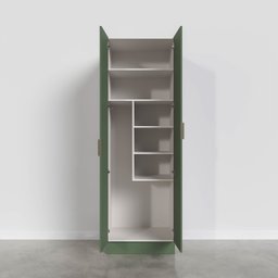 Armário Multiuso 2 Portas 70cm com Rodapé Ipanema CabeCasa MadeiraMadeira - 7