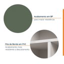 Ver imagem 4 de Armário Multiuso 2 Portas 70cm com Rodapé Ipanema CabeCasa MadeiraOriginals