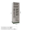 Ver imagem 3 de Armário Multiuso 2 Portas 70cm com Rodapé Ipanema CabeCasa MadeiraOriginals