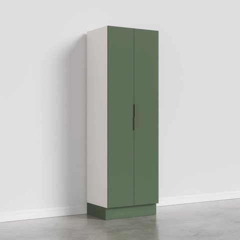 Armário Multiuso Planejado 2 Portas 70cm com Rodapé Ipanema CabeCasa MadeiraOriginals