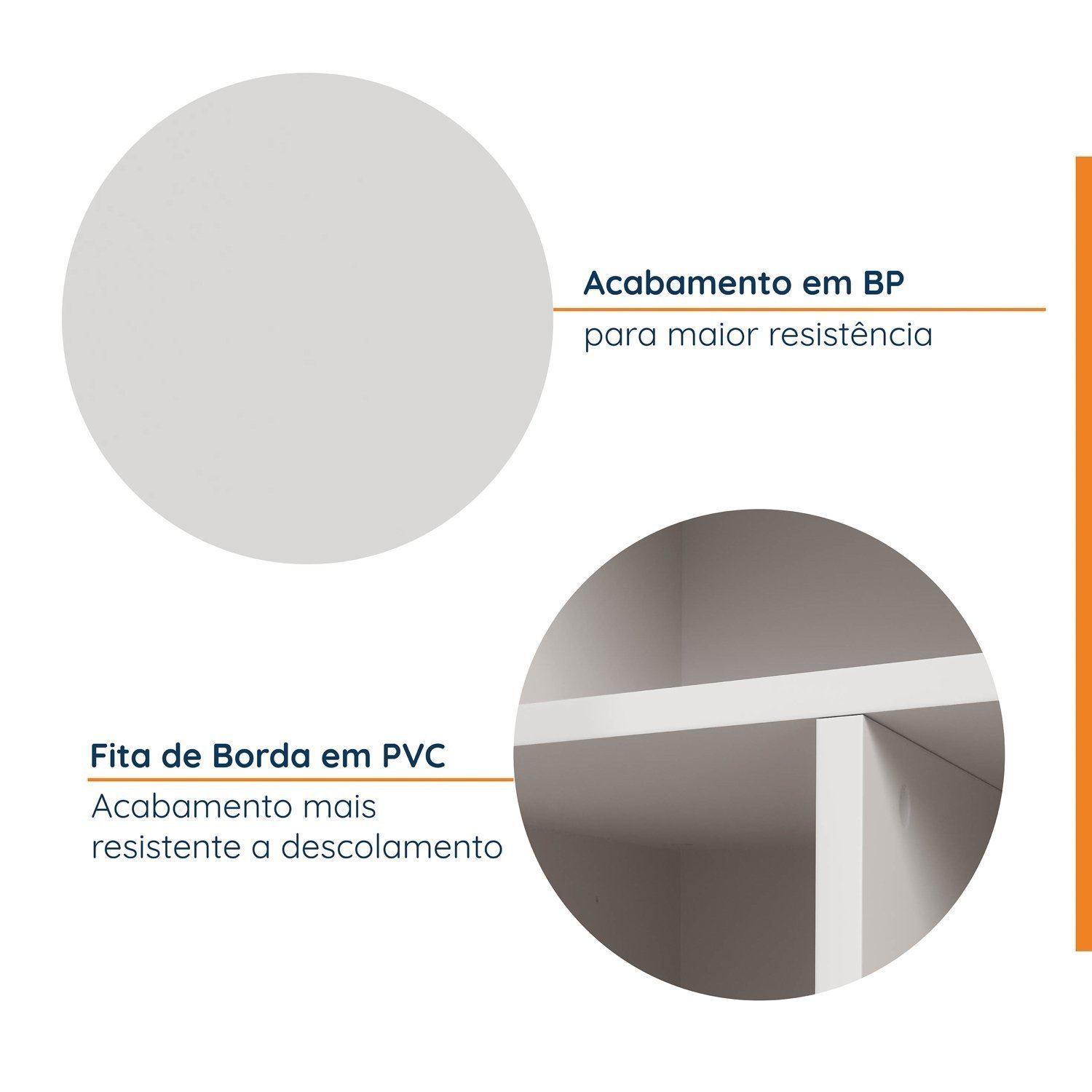 Armário Multiuso 2 Portas 70cm com Rodapé Ipanema Cabecasa Madeiramadeira - 4