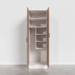Armário Multiuso 2 Portas 70cm com Rodapé Ipanema CabeCasa MadeiraMadeira - 7