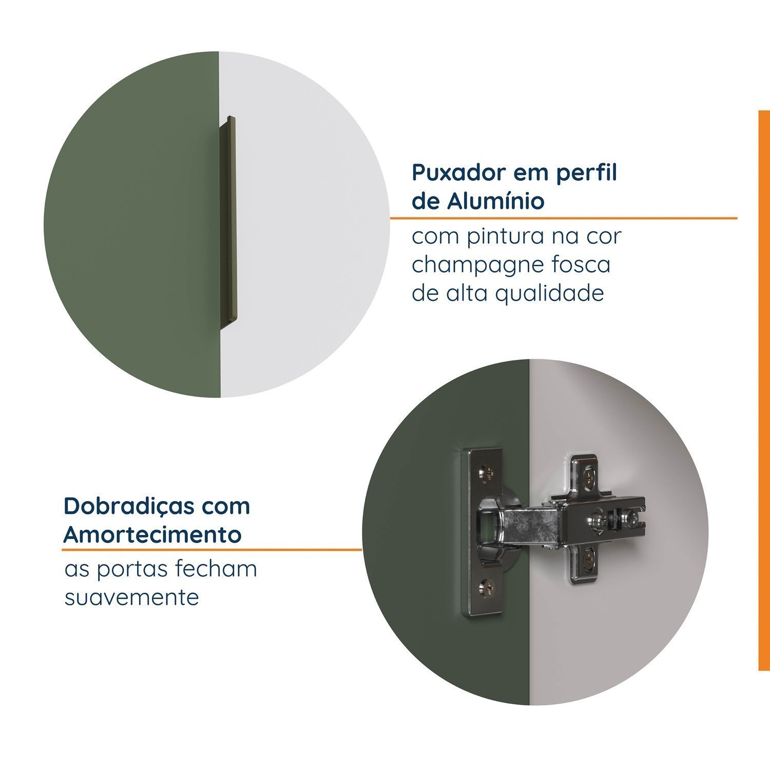 Armário Multiuso 2 Portas 70cm sem Rodapé Ipanema Cabecasa Madeiramadeira - 5