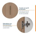 Ver imagem 4 de Armário Multiuso Planejado 2 Portas 70cm sem Rodapé Ipanema CabeCasa MadeiraOriginals