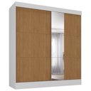 Ver imagem 4 de Guarda-roupa Casal Flex com Espelho 2 Portas 3 Gavetas Pantanal