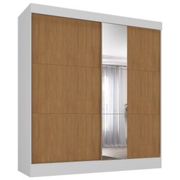 Guarda-roupa Casal Flex com Espelho 2 Portas 3 Gavetas Pantanal - 4 Guarda-roupa Casal Flex com Espelho 2 Portas 3 Gavetas Pantanal - 4