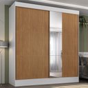 Ver imagem 2 de Guarda-roupa Casal Flex com Espelho 2 Portas 3 Gavetas Pantanal