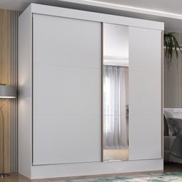 Guarda-roupa Casal Flex com Espelho 2 Portas 3 Gavetas Pantanal - 1 Guarda-roupa Casal Flex com Espelho 2 Portas 3 Gavetas Pantanal - 1