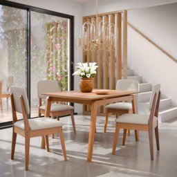 Mesa para Sala de Jantar em Mdf Paris - 6