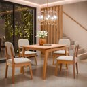 Ver imagem 4 de Mesa para Sala de Jantar em Mdf Paris