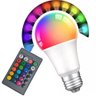 Lampada Led Colorida Rgb 16 Cores 9w Controle Remoto Ajustavel Decoraçao Sala Quarto Salao Festa - 2