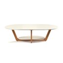 Ver imagem 6 de Mesa de Centro para Sala de Estar Oval Elegance Cinza