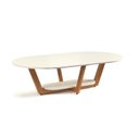 Ver imagem 2 de Mesa de Centro para Sala de Estar Oval Elegance Cinza