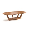 Ver imagem 6 de Mesa de Centro Oval para Sala de Estar Elegance Nature Marrom