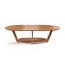 Mesa de Centro Oval para Sala de Estar Elegance Nature - 2