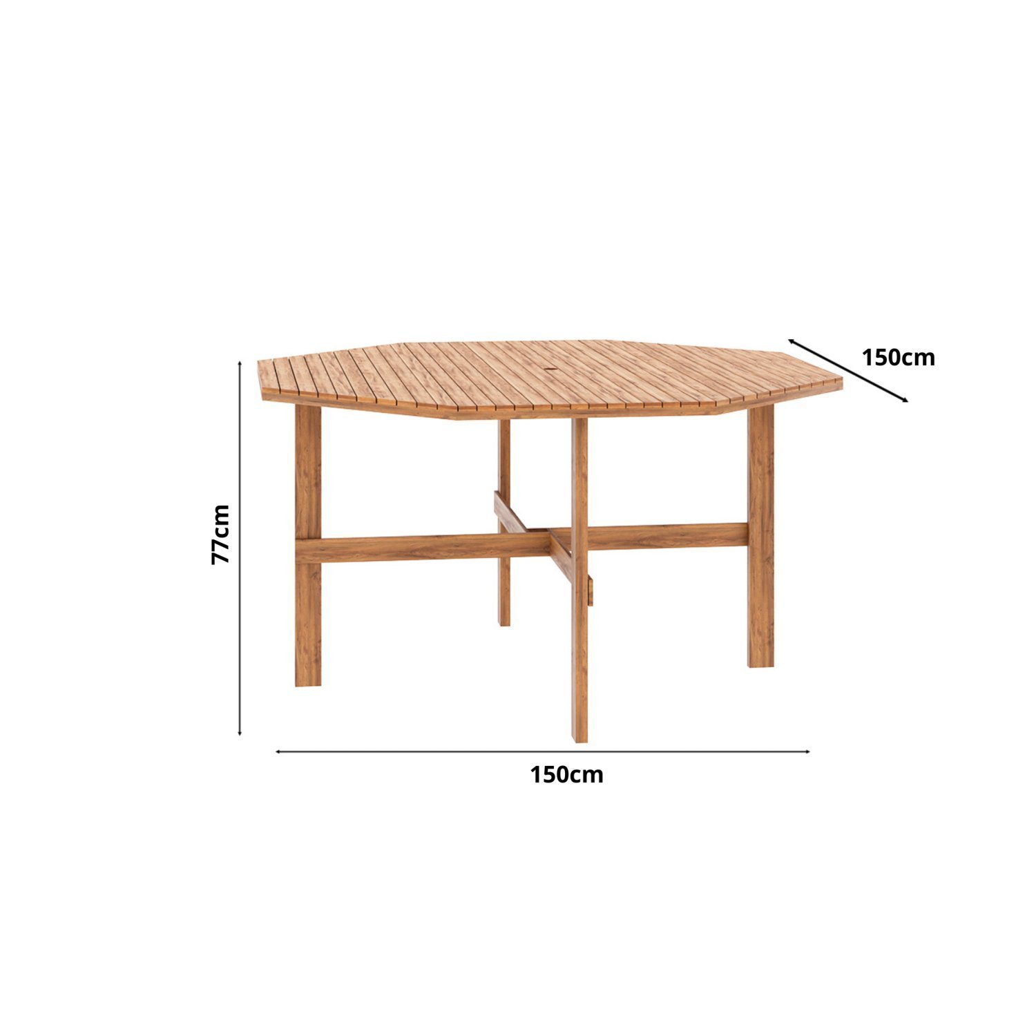 Mesa Oitavada Ombrelone Alvorada sem Almofada - 5