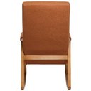 Ver mais imagens de Poltrona de Amamentação com Balanço Sona D02 Bouclê Terracota B-125 - Lyam Decor