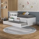 Ver imagem 1 de Bicama Infantil/Juvenil 3 Gavetas 100% MDF Branco