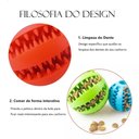 Ver imagem 5 de Kit 06 Bola Porta Petisco Cães Pet Brinquedo Interativo 5cm