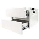 Ver mais imagens de Gaveteiro Suspenso com 2 Gavetas para Fixar sob Tampo