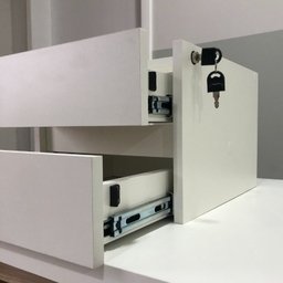 Gaveteiro Suspenso com 2 Gavetas para Fixar sob Tampo - 9