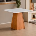 Ver imagem 2 de Mesa de Jantar Quadrada 4 Lugares Multimóveis Cr50226 Cinamomo/off White