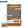 Painel para Tv até 50 Polegadas com Ripado Moon - 2